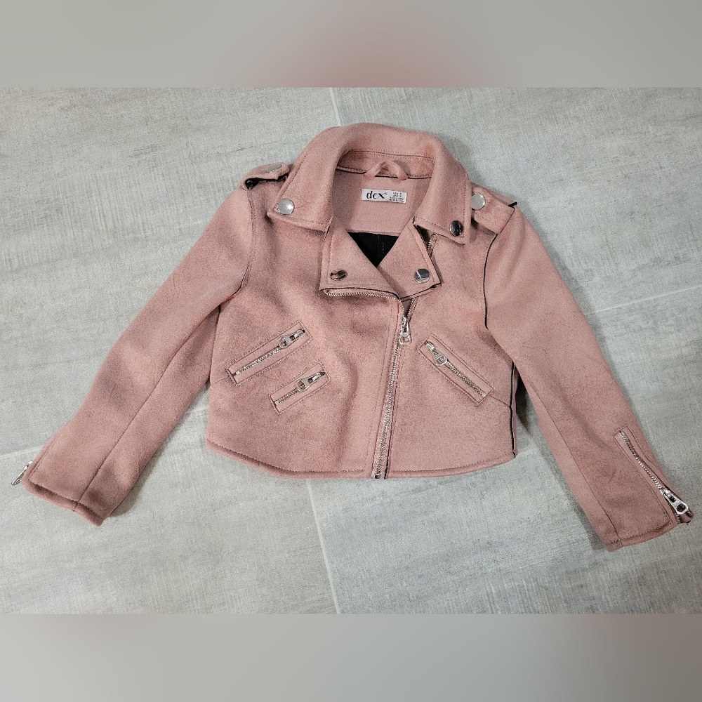 Dex Blush Faux Suede Outerwear